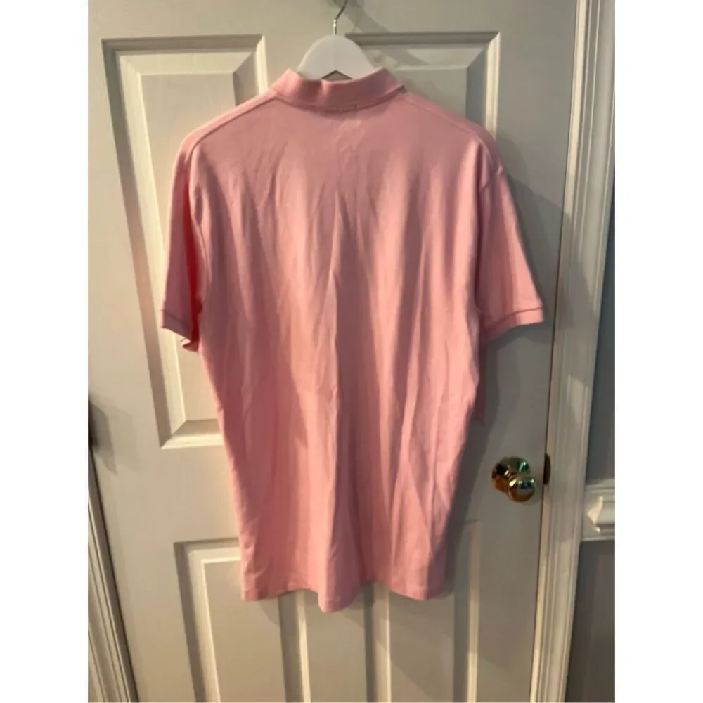 Polo Ralph Lauren Super Soft Pink Polo Shirt sz M EUC